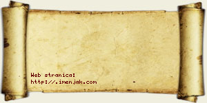 Staša Crnjanski vizit kartica